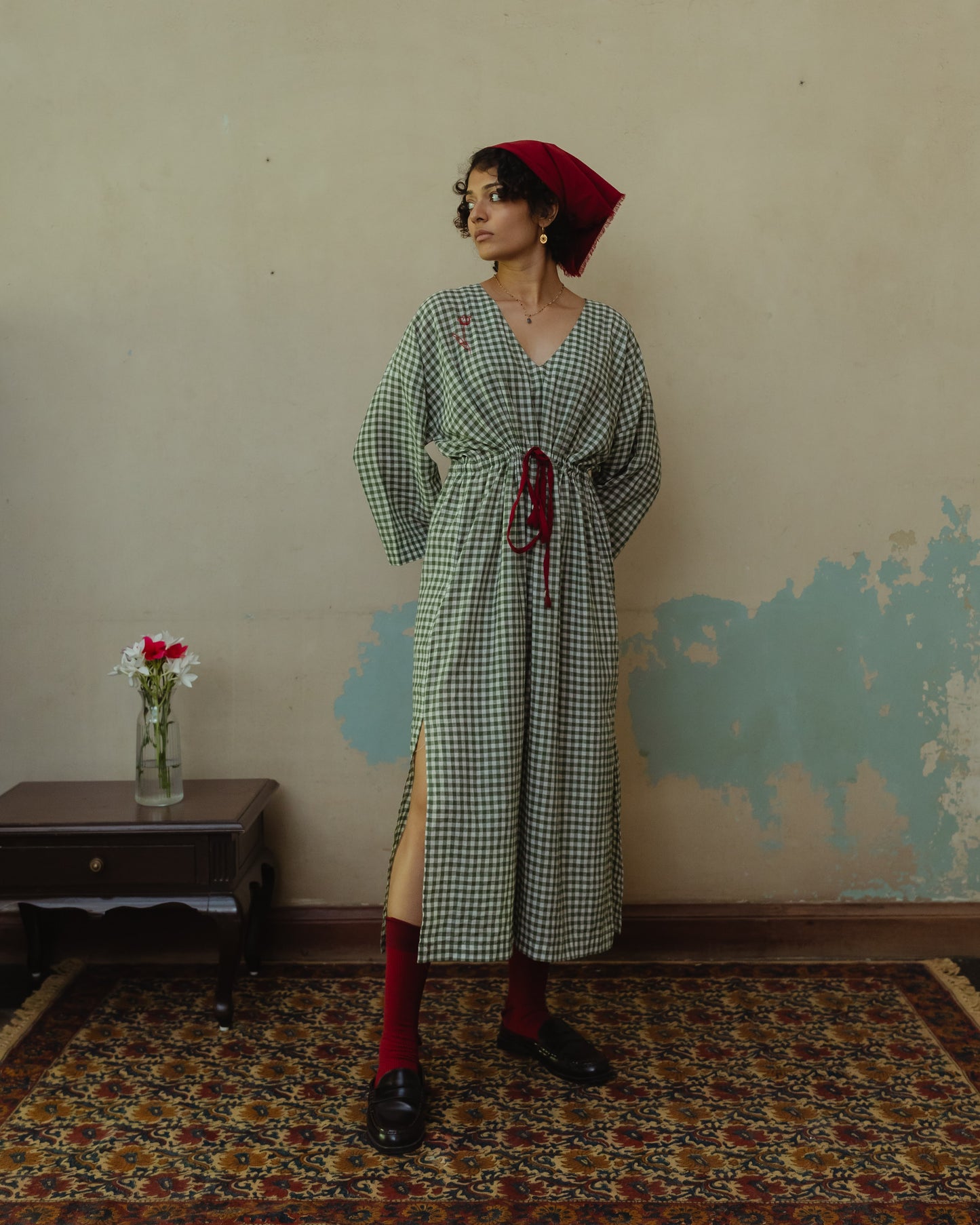 'Yuka' kaftan style dress